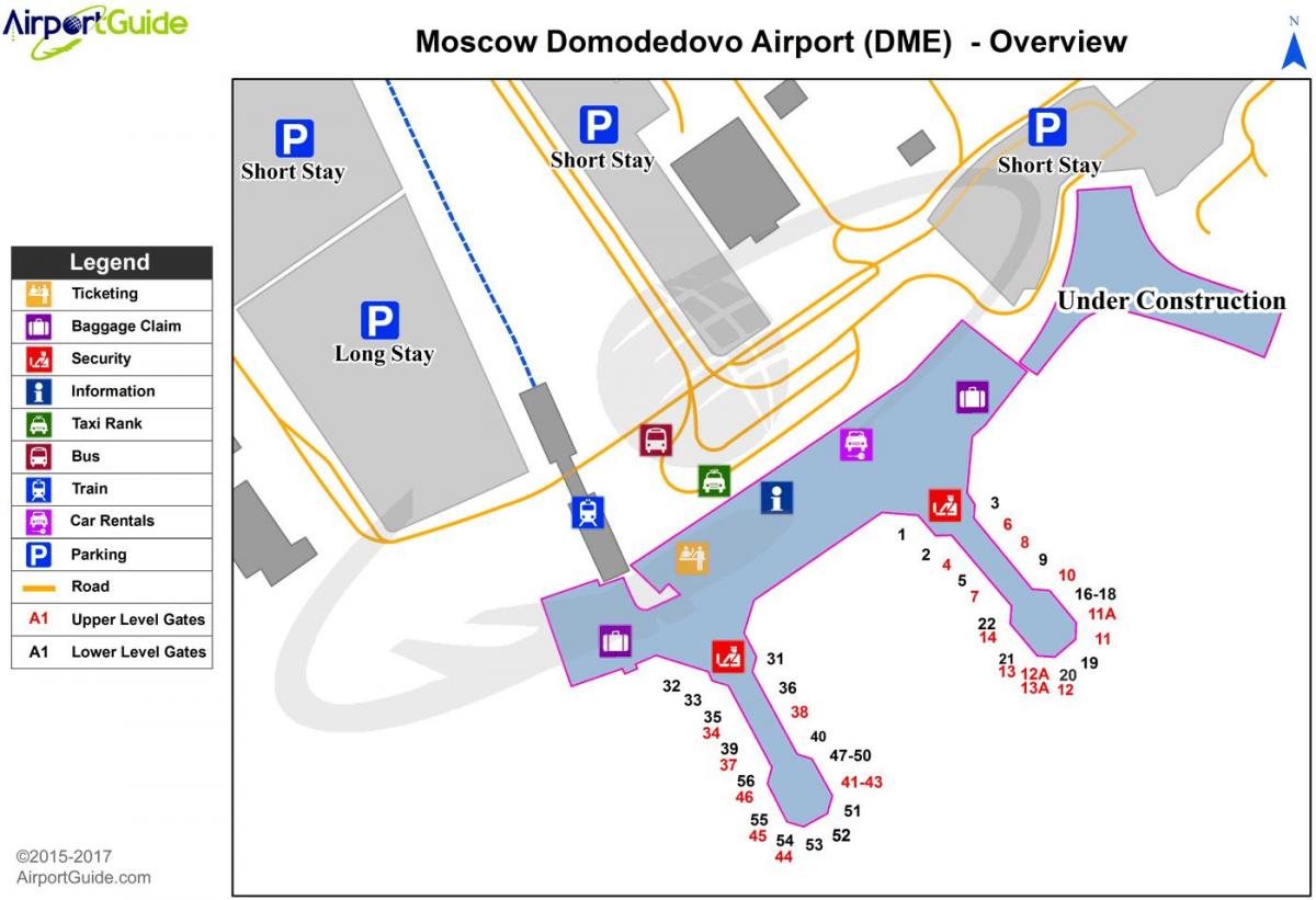mapa de DME aeroport