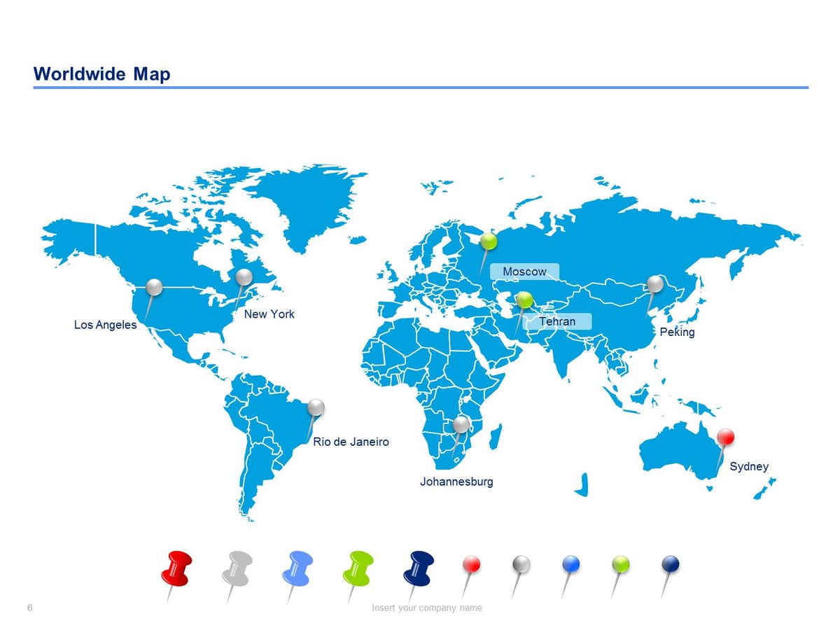 Moscou, Rússia el mapa del món