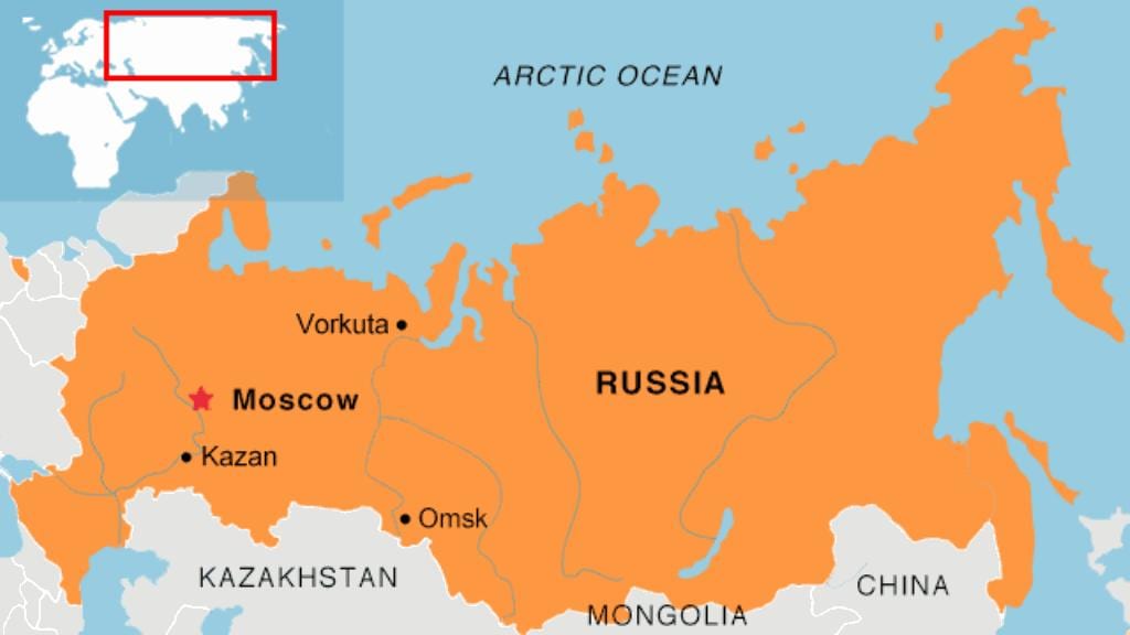 Moscou ubicació al mapa