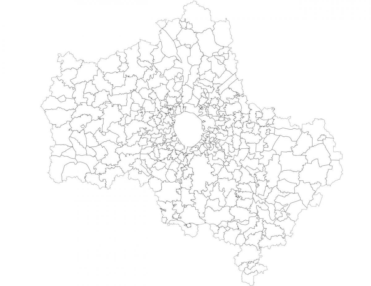Moskva municipis mapa