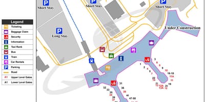 Mapa de DME aeroport