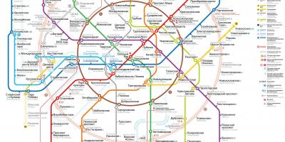 Moskva transport mapa
