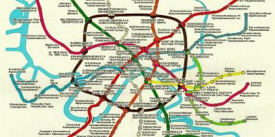Moscou ferroviari mapa